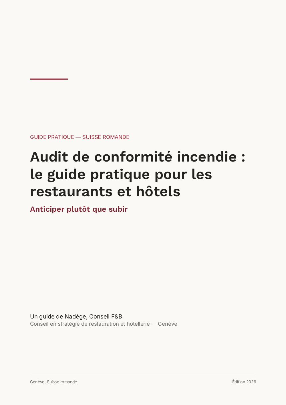 Aperçu — Check-list préventive sécurité incendie